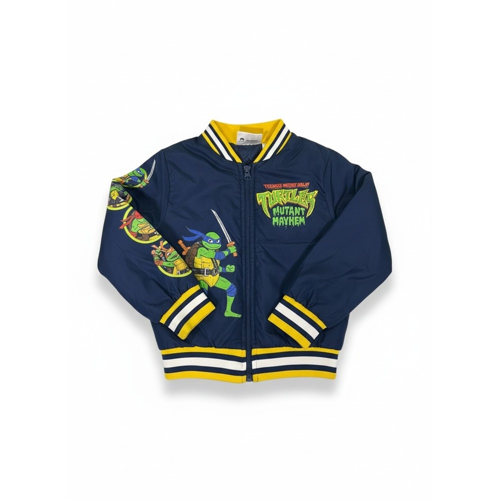 Teenage Mutant Ninja Turtle Bomber Jacket Mutant Mayhem Boys size 4-5